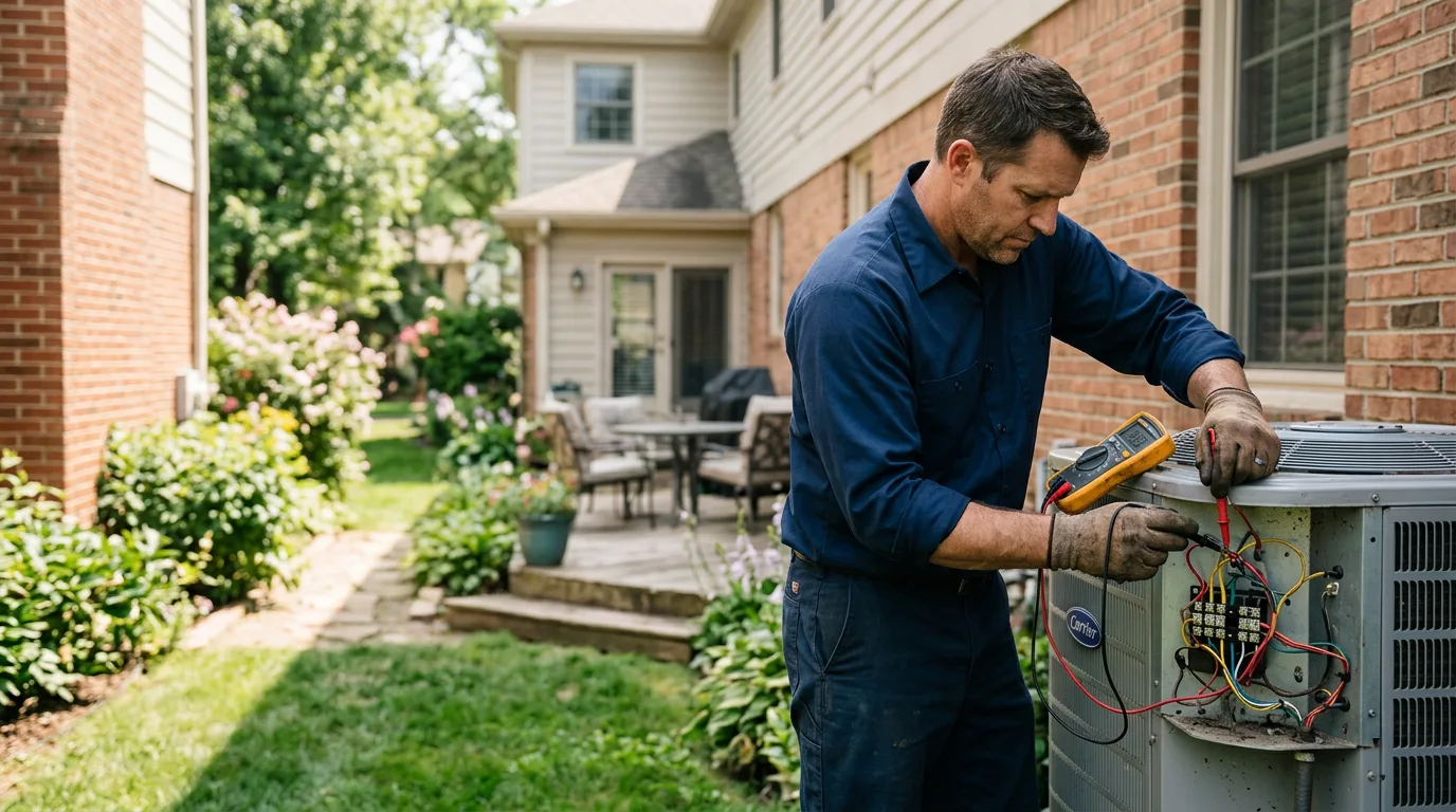 HVAC technician working near Londonderry, NH